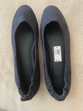 GAP Women's Dark Navy Slip-On Ballet Flats